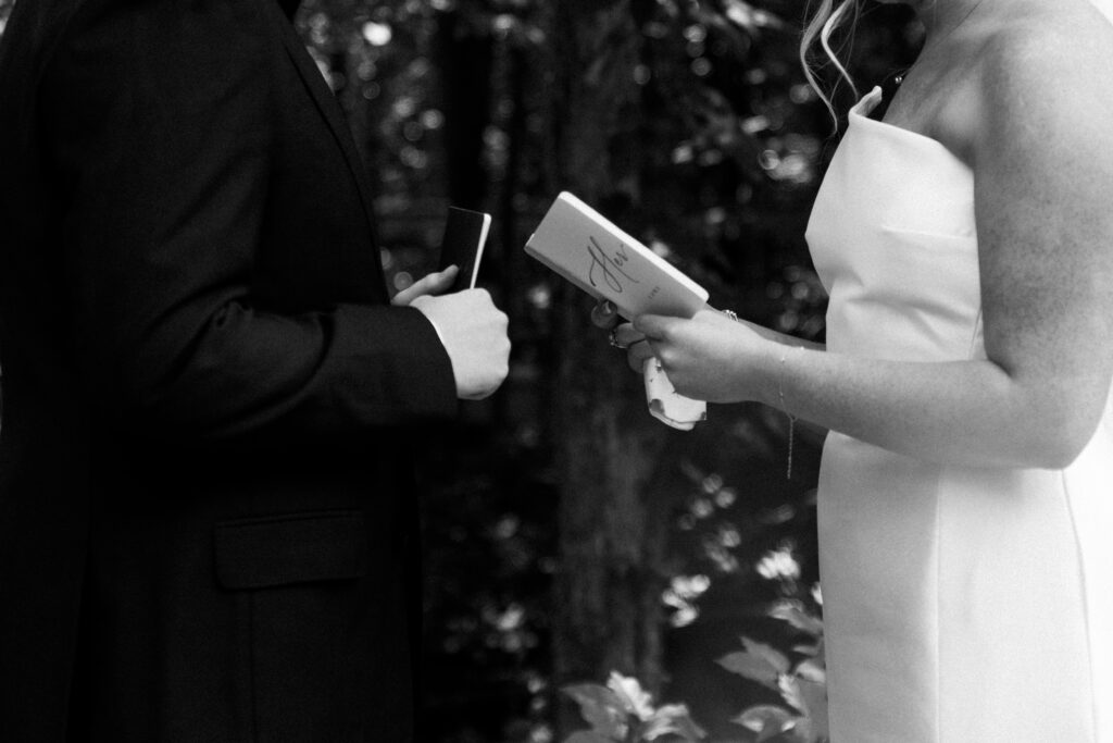 Bride and groom first look wedding in tennessee